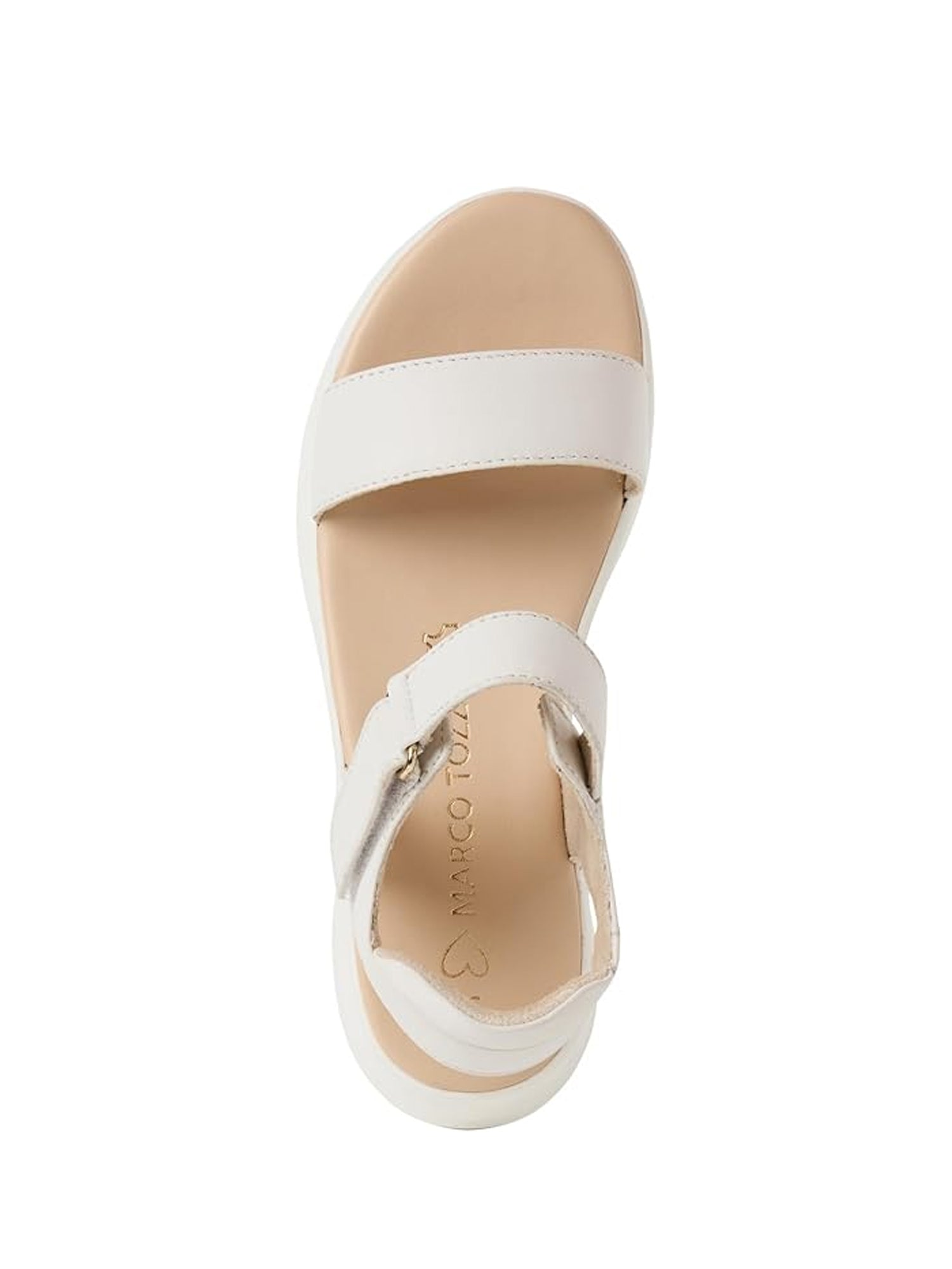 Sandali con strappi Bianco Marco Tozzi