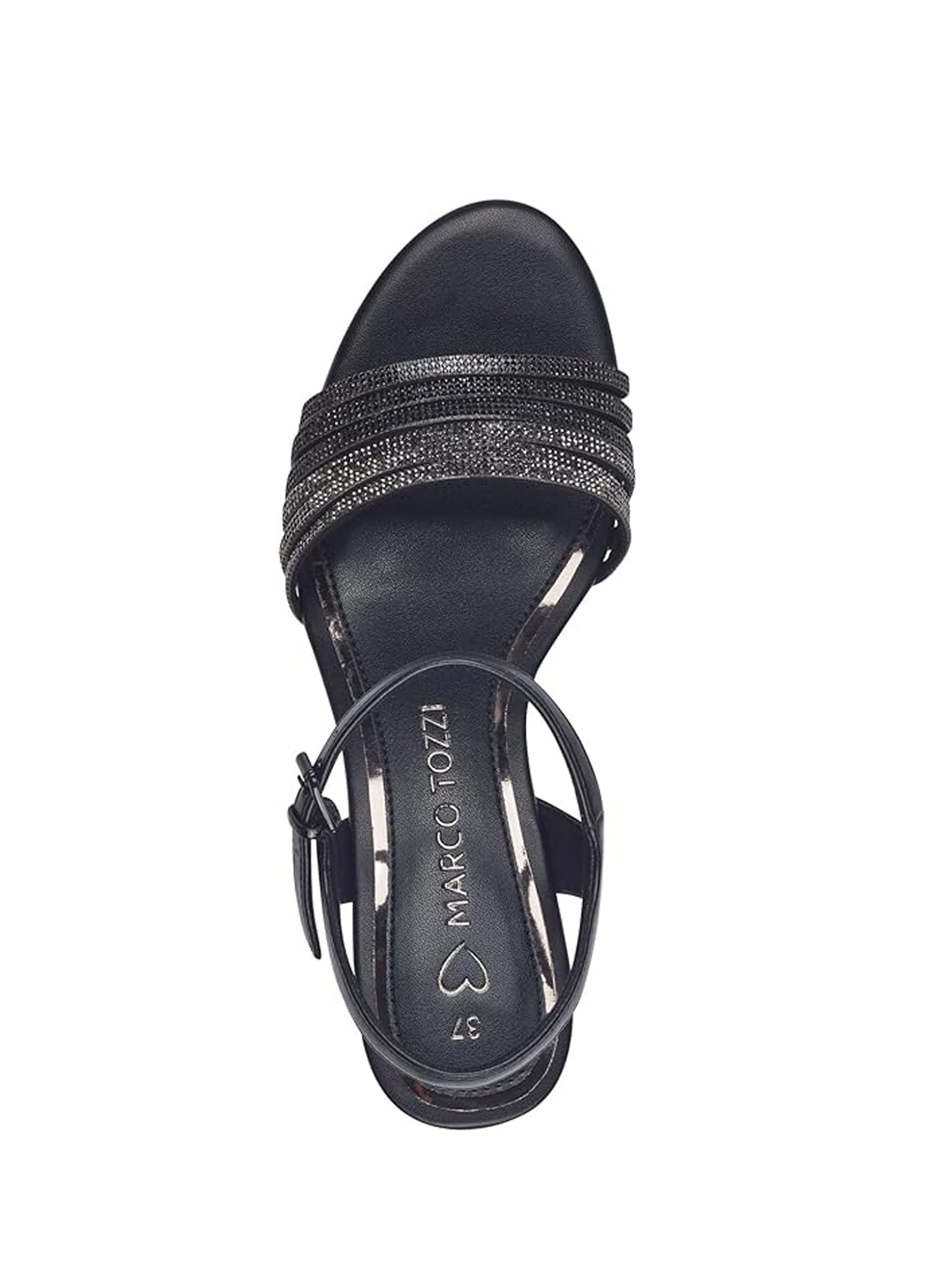 Sandali tacco Nero Marco Tozzi
