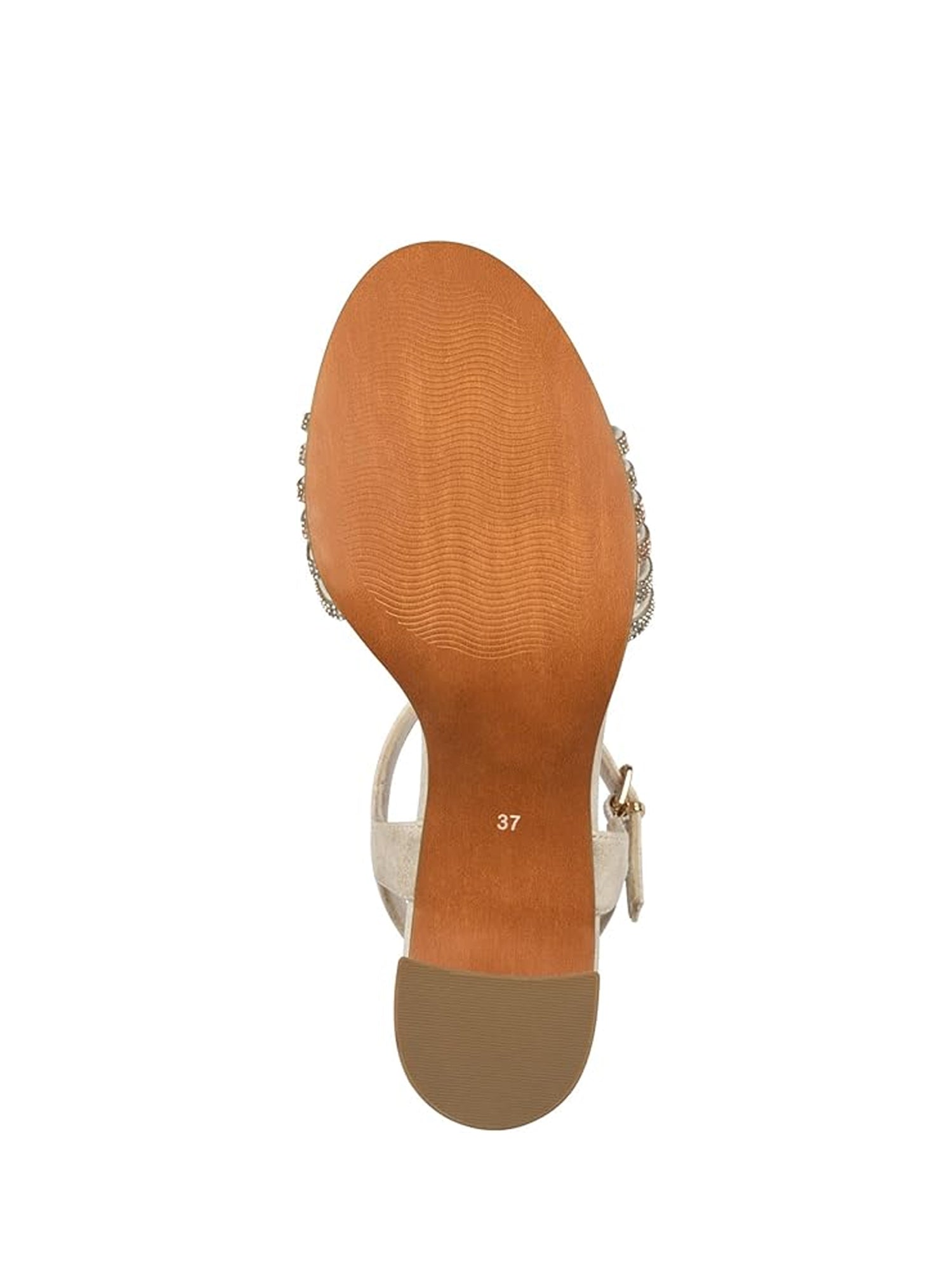 Sandali tacco Beige Marco Tozzi