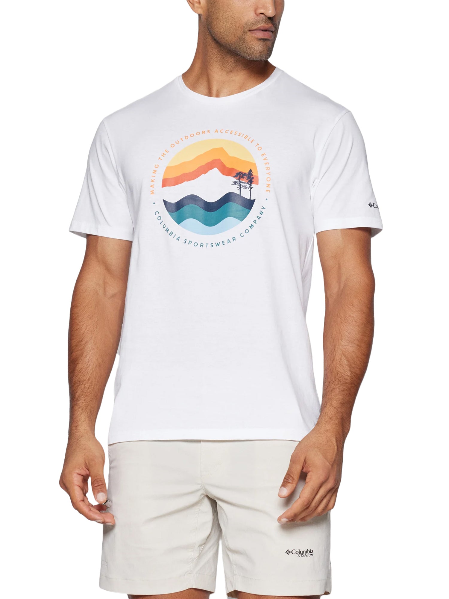 T-shirt Bianco Columbia
