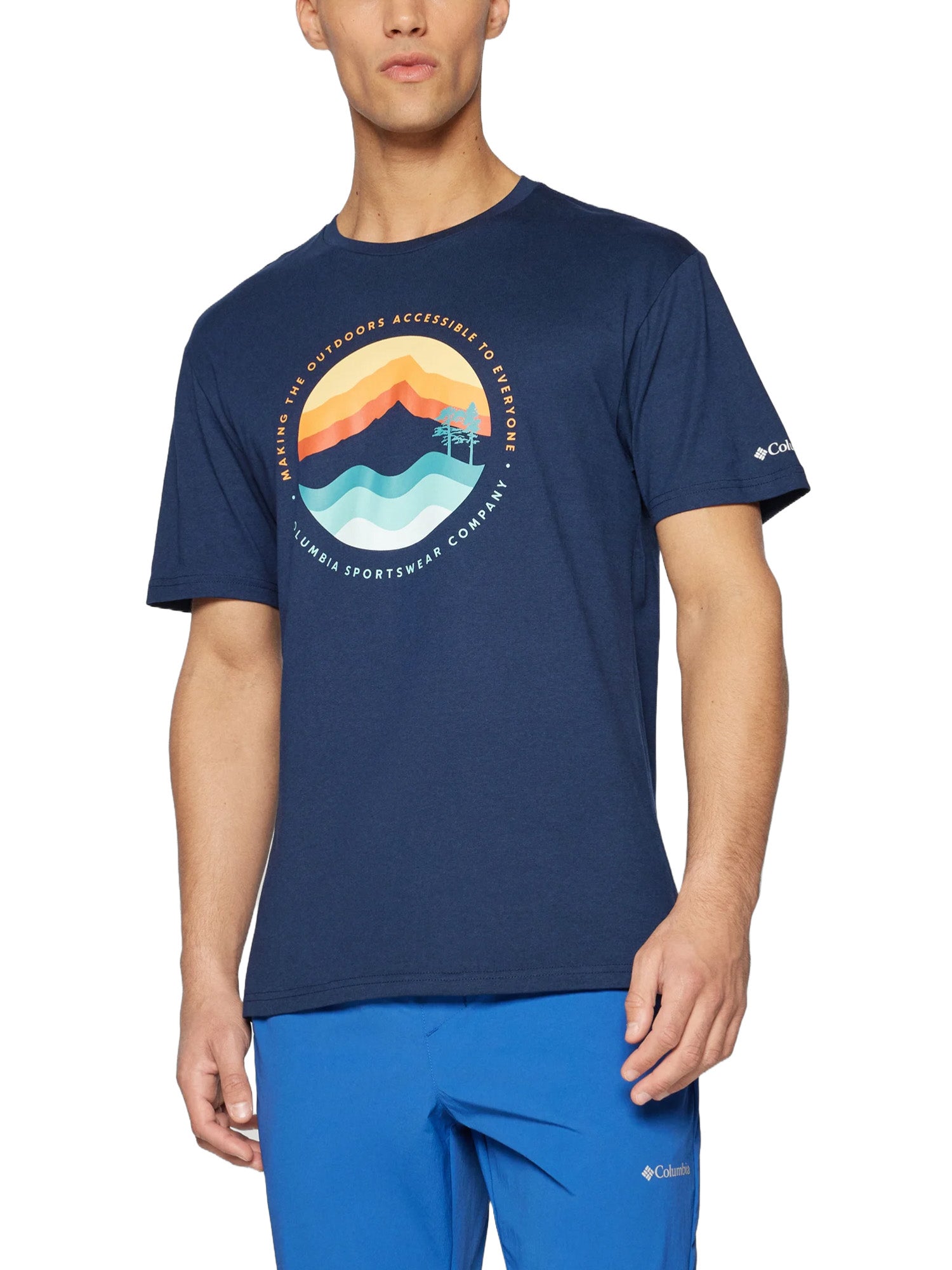 T-shirt Blu Columbia
