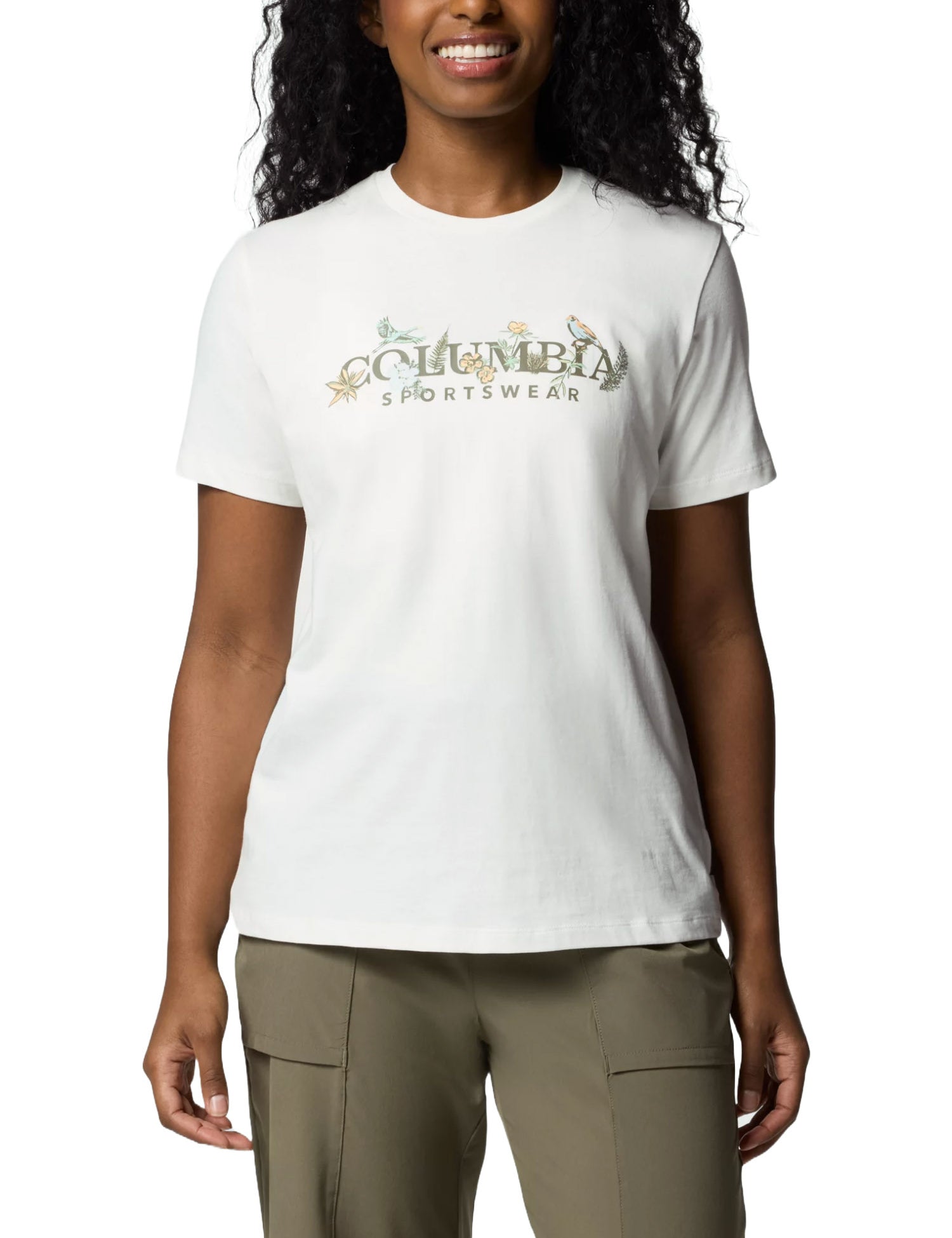 T-shirt Bianco Columbia