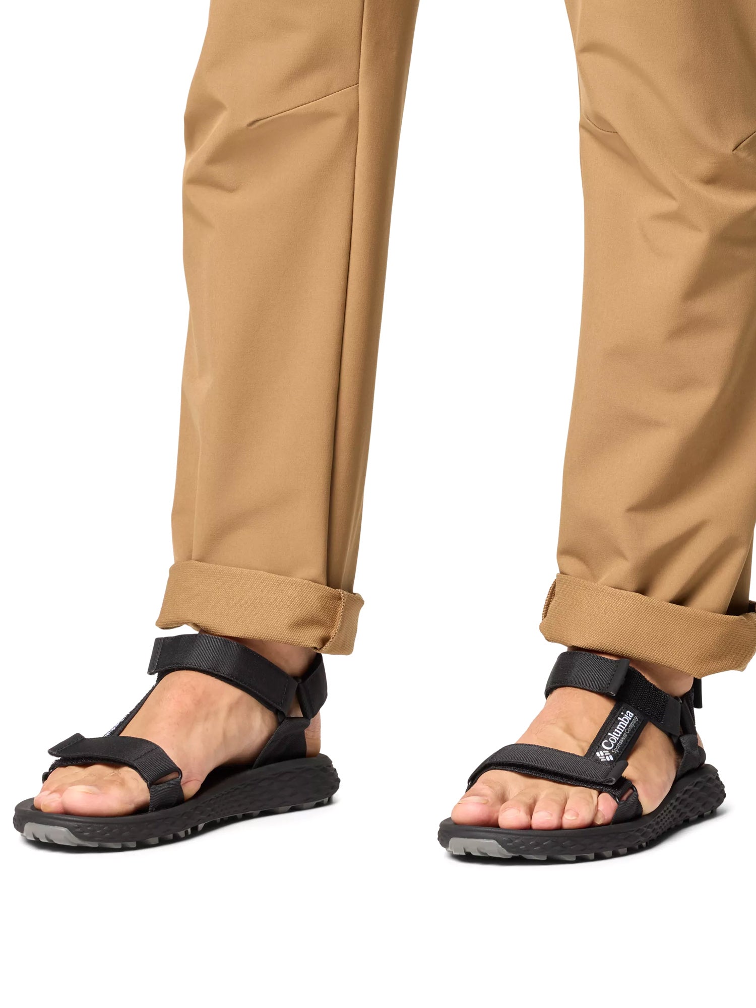 Sandali con strappi Nero Columbia