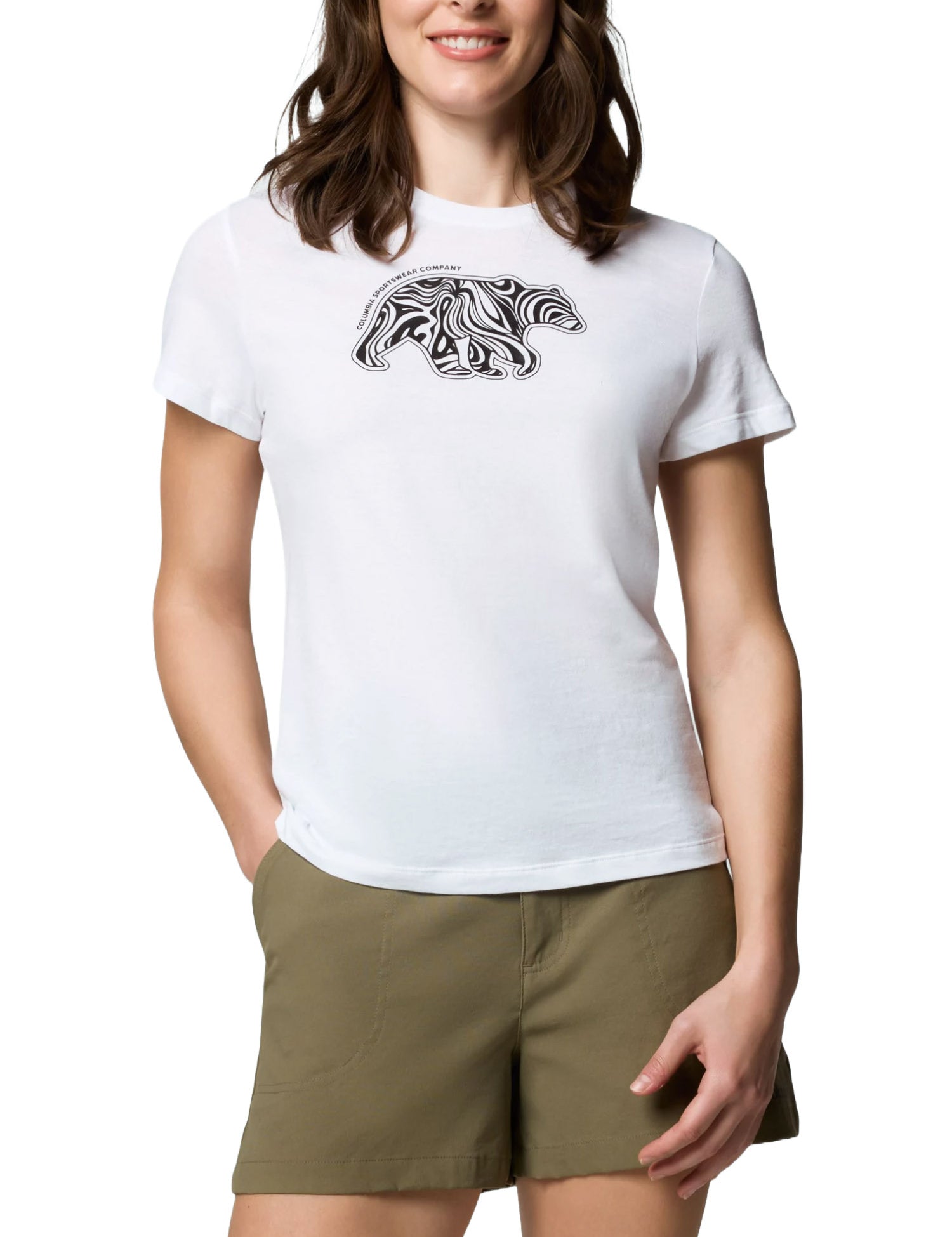 T-shirt Bianco Columbia