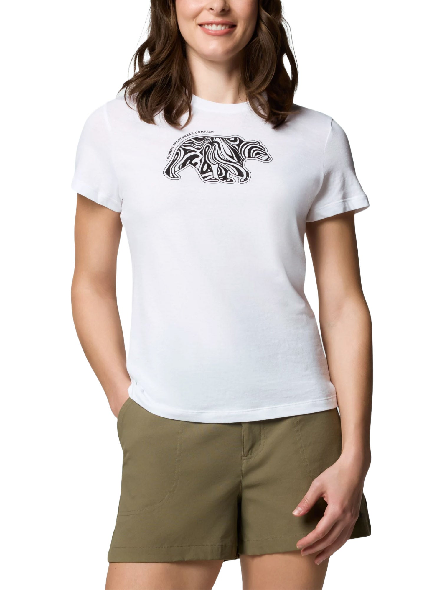 T-shirt Bianco Columbia