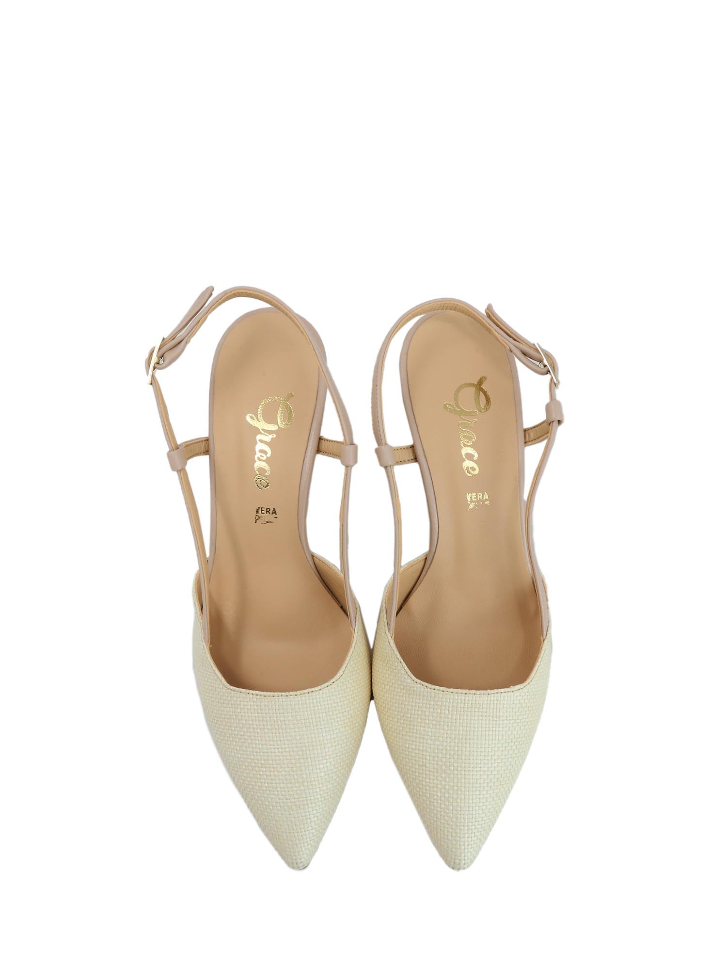 Sandali tacco Bianco Grace Shoes