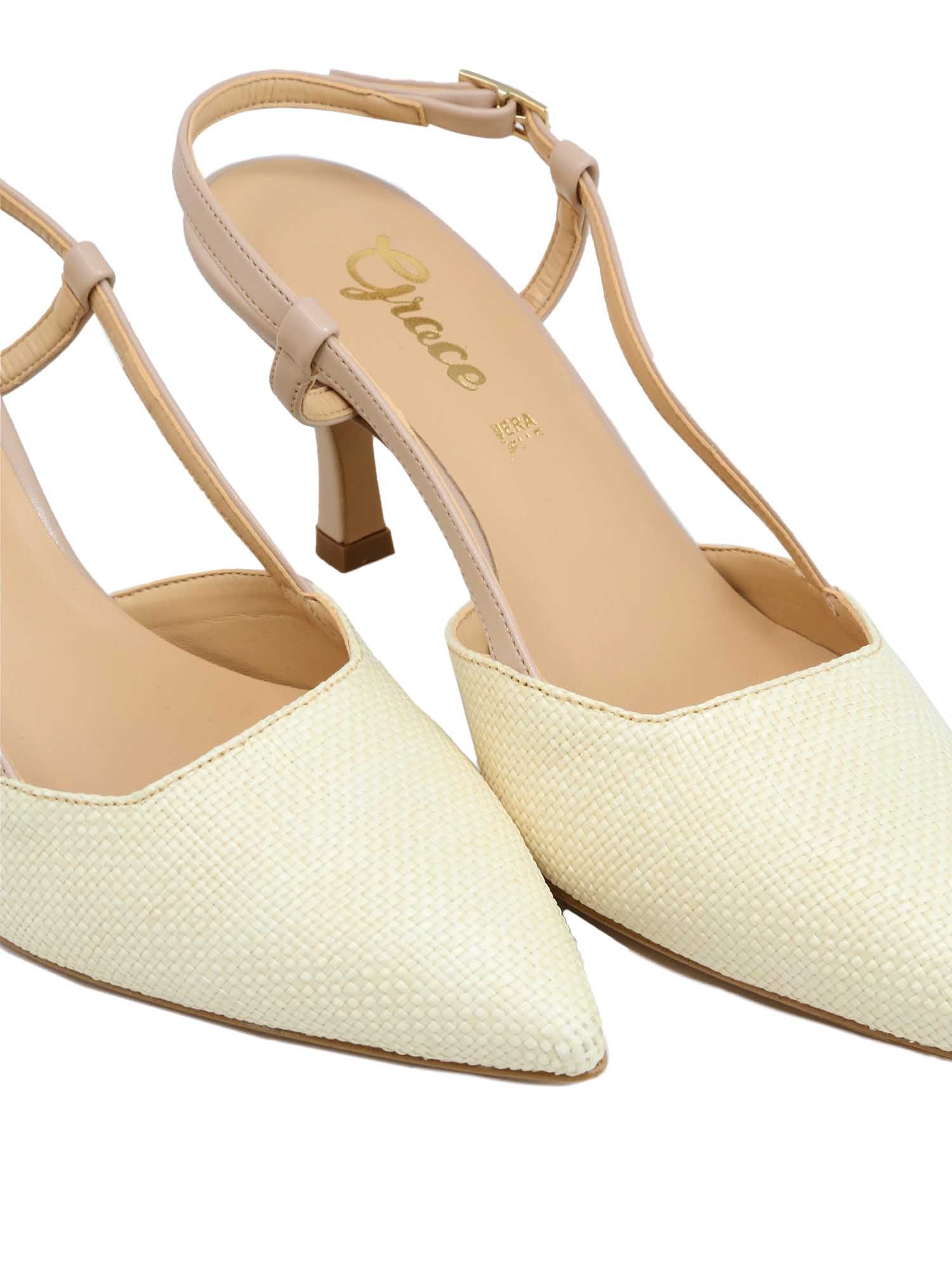 Sandali tacco Bianco Grace Shoes