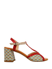 Sandali tacco Rosso Grace Shoes