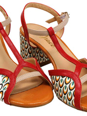Sandali tacco Rosso Grace Shoes