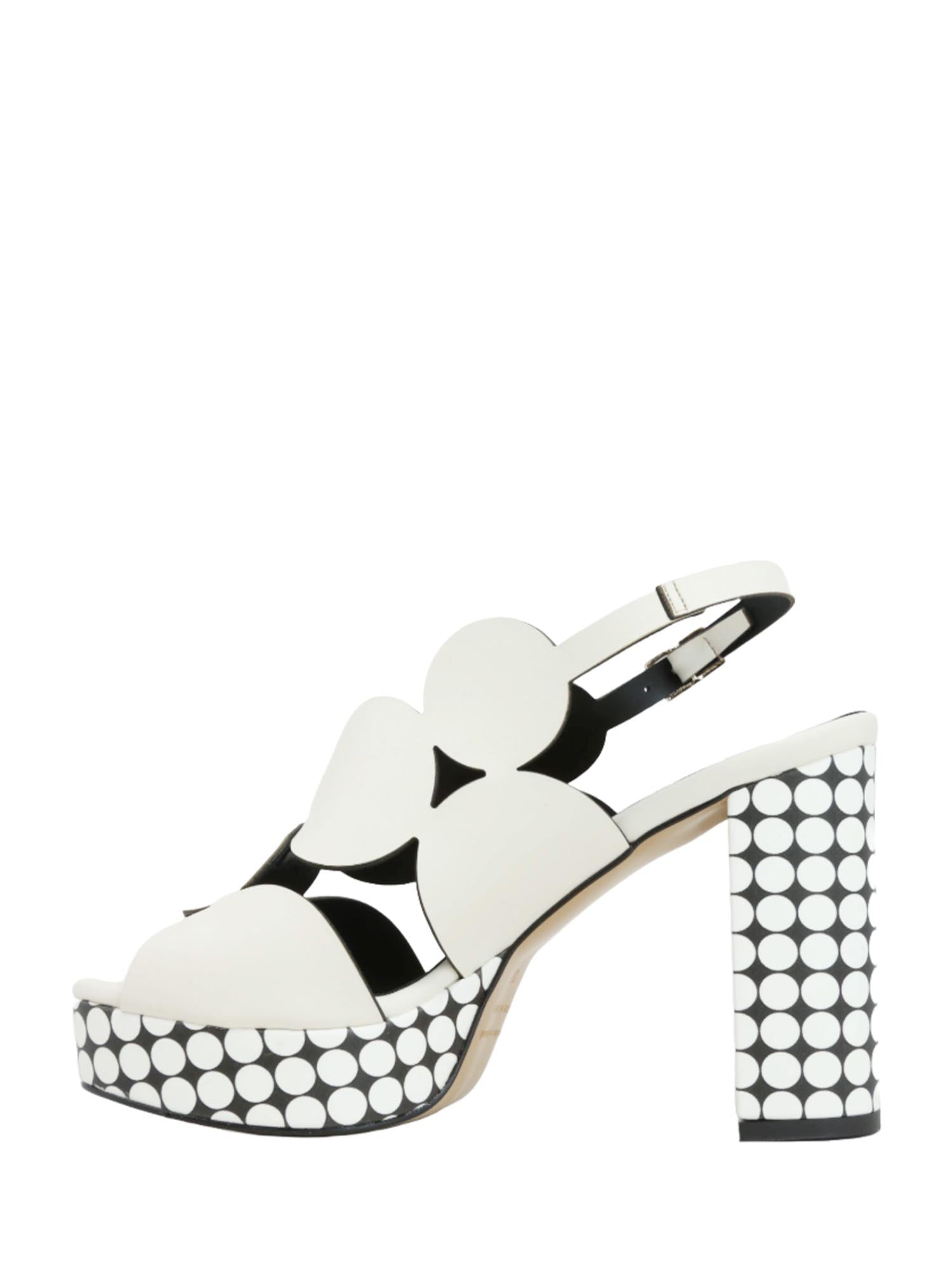 Sandali tacco Bianco Grace Shoes