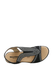 Sandali zeppa Nero Valleverde