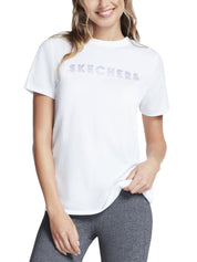 T-shirt Bianco Skechers
