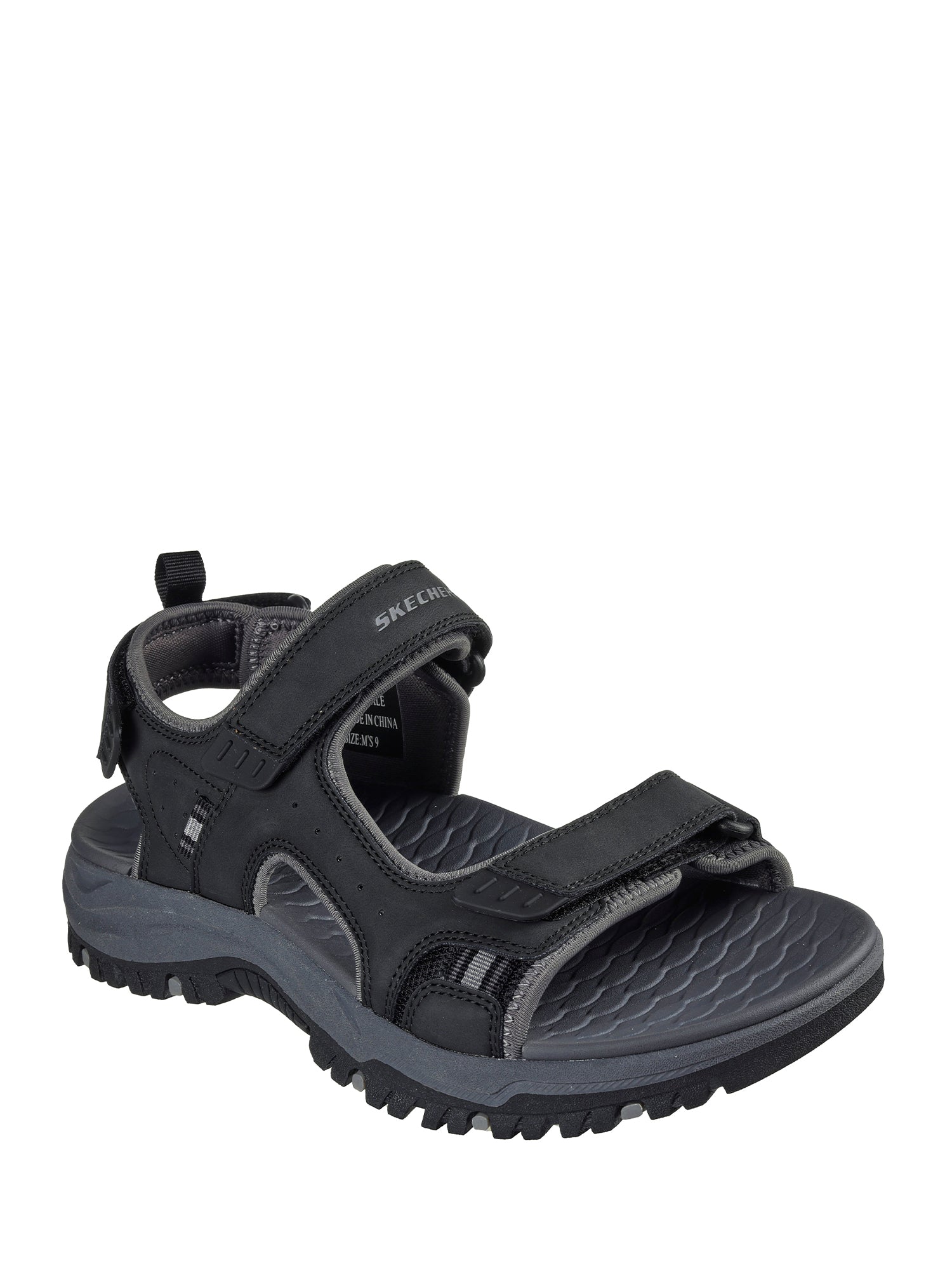 Sandali con strappi Nero Skechers