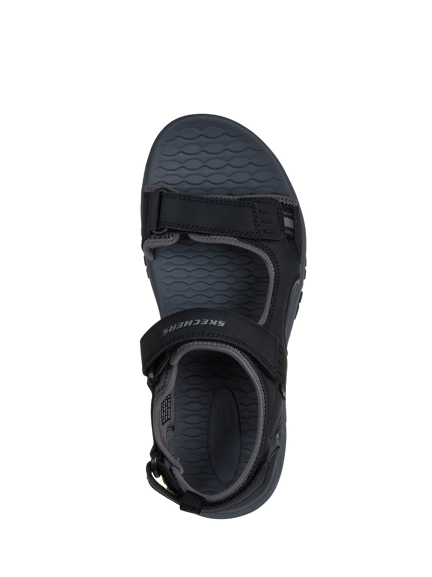 Sandali con strappi Nero Skechers
