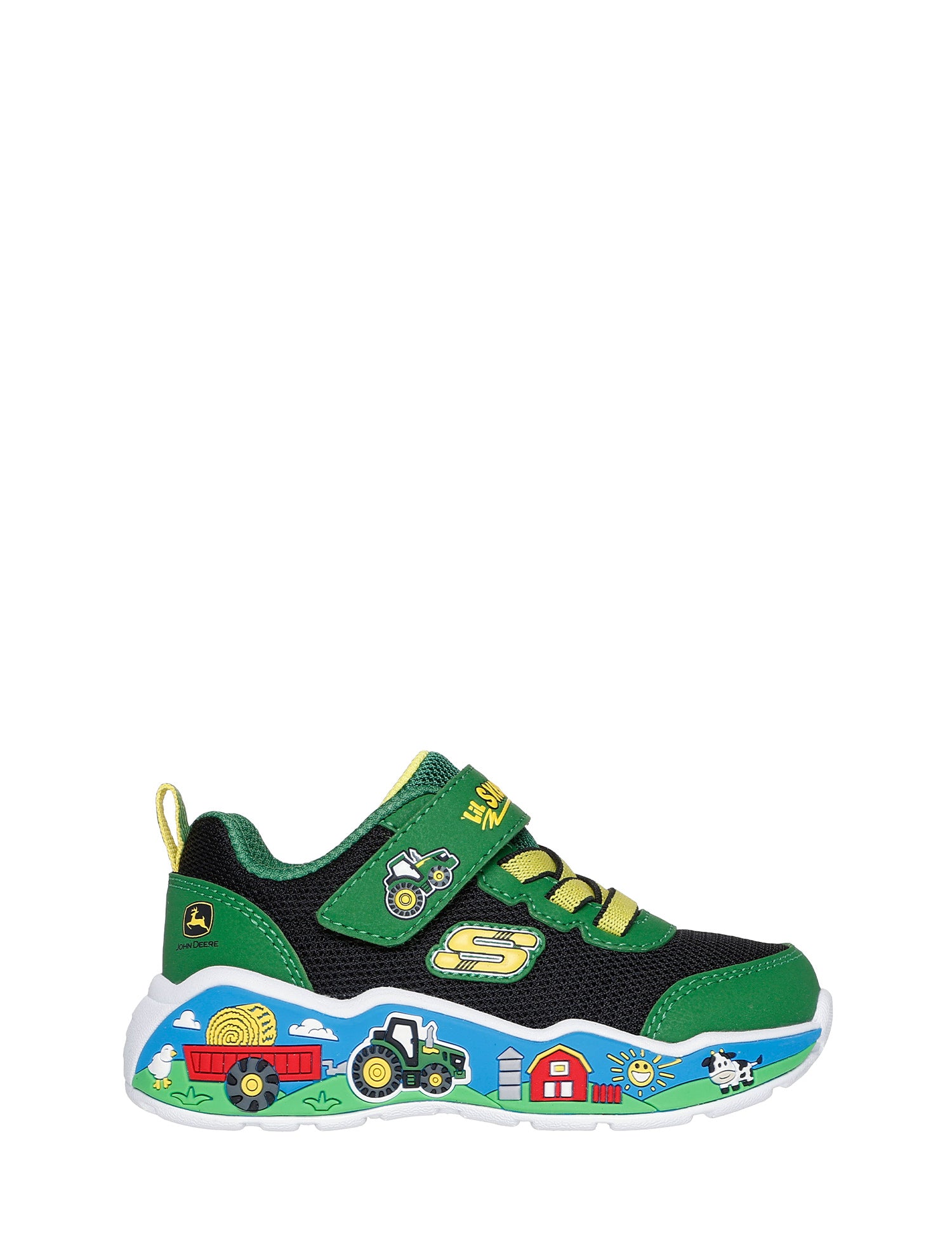 Scarpe con strappi Verde Skechers