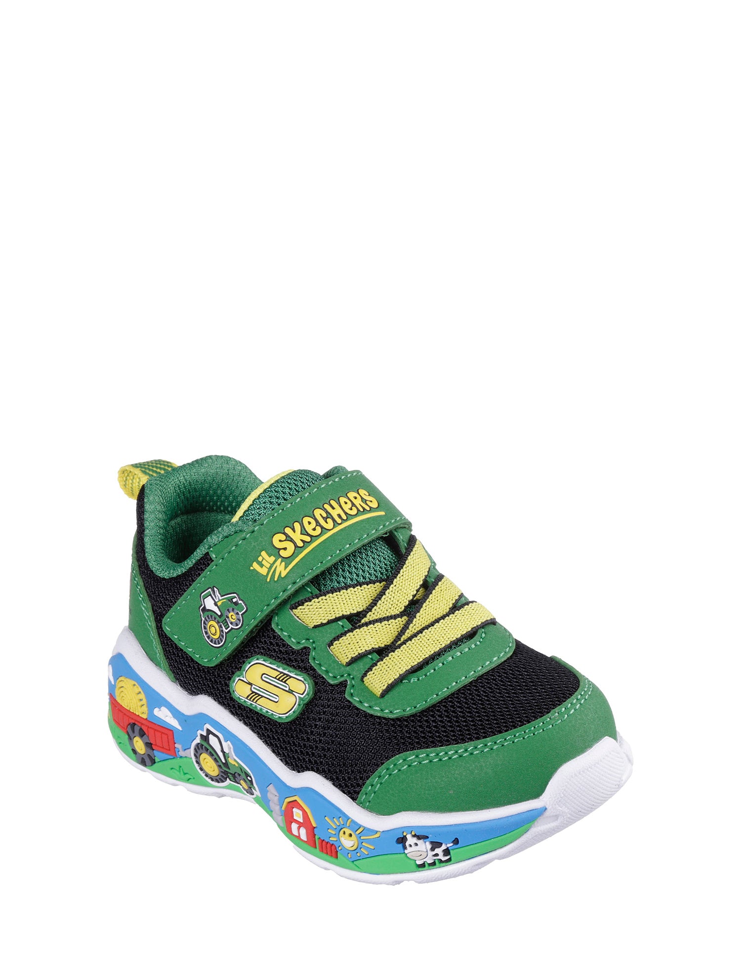 Scarpe con strappi Verde Skechers