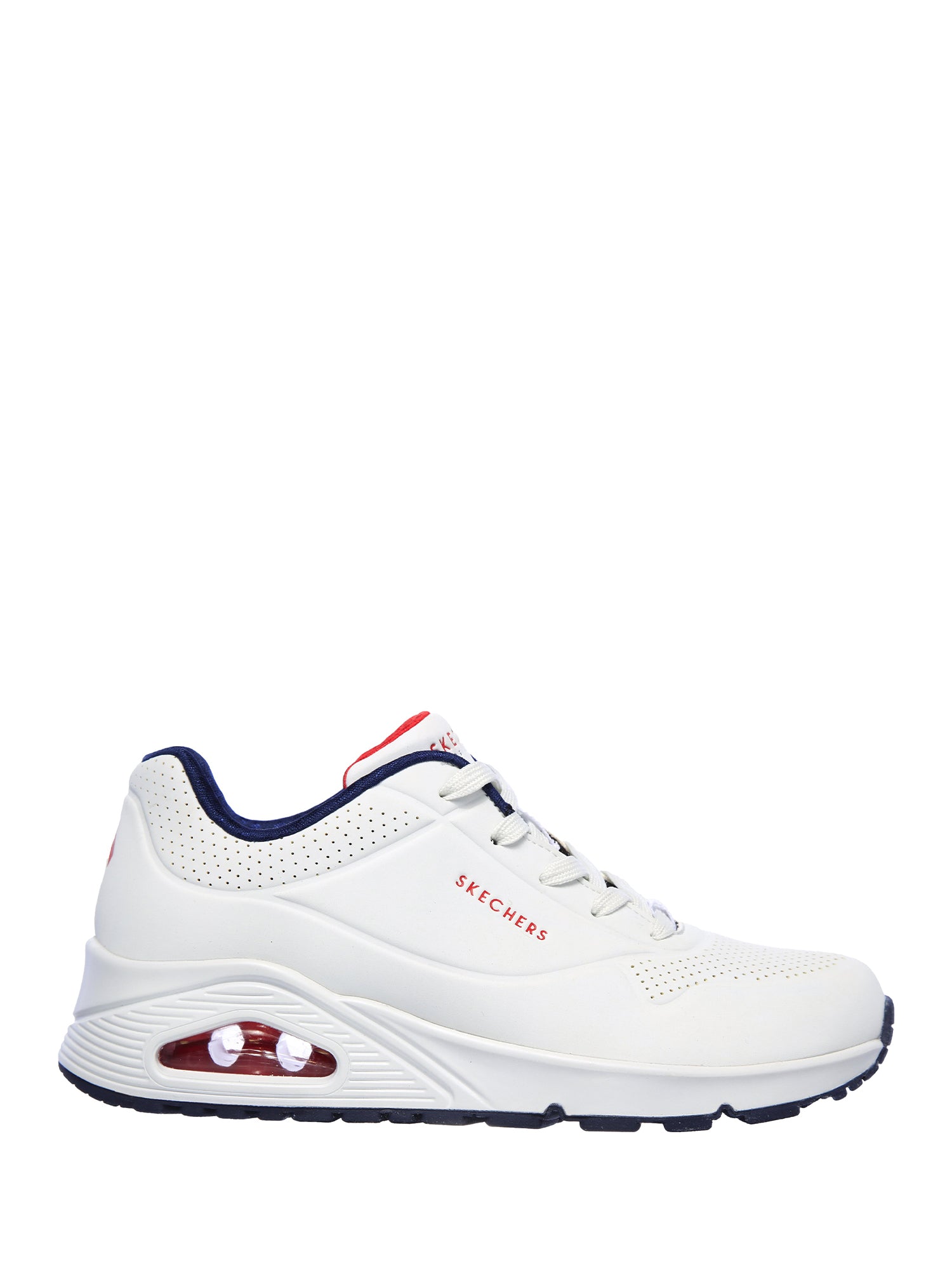 Sneakers Bianco Blu Skechers