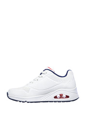 Sneakers Bianco Blu Skechers