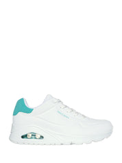 Sneakers Bianco Turchese Skechers
