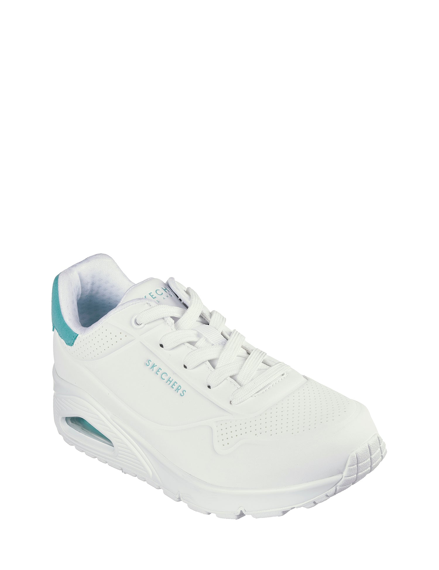 Sneakers Bianco Turchese Skechers