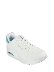 Sneakers Bianco Turchese Skechers