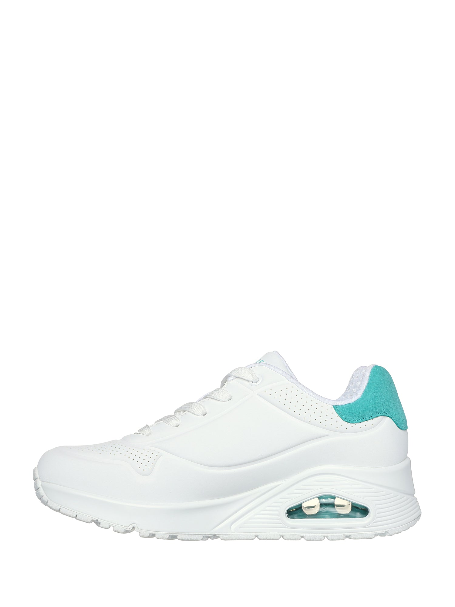 Sneakers Bianco Turchese Skechers