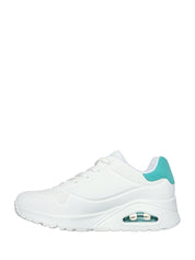 Sneakers Bianco Turchese Skechers