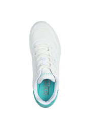 Sneakers Bianco Turchese Skechers