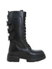 Anfibi Nero Emanuelle Vee