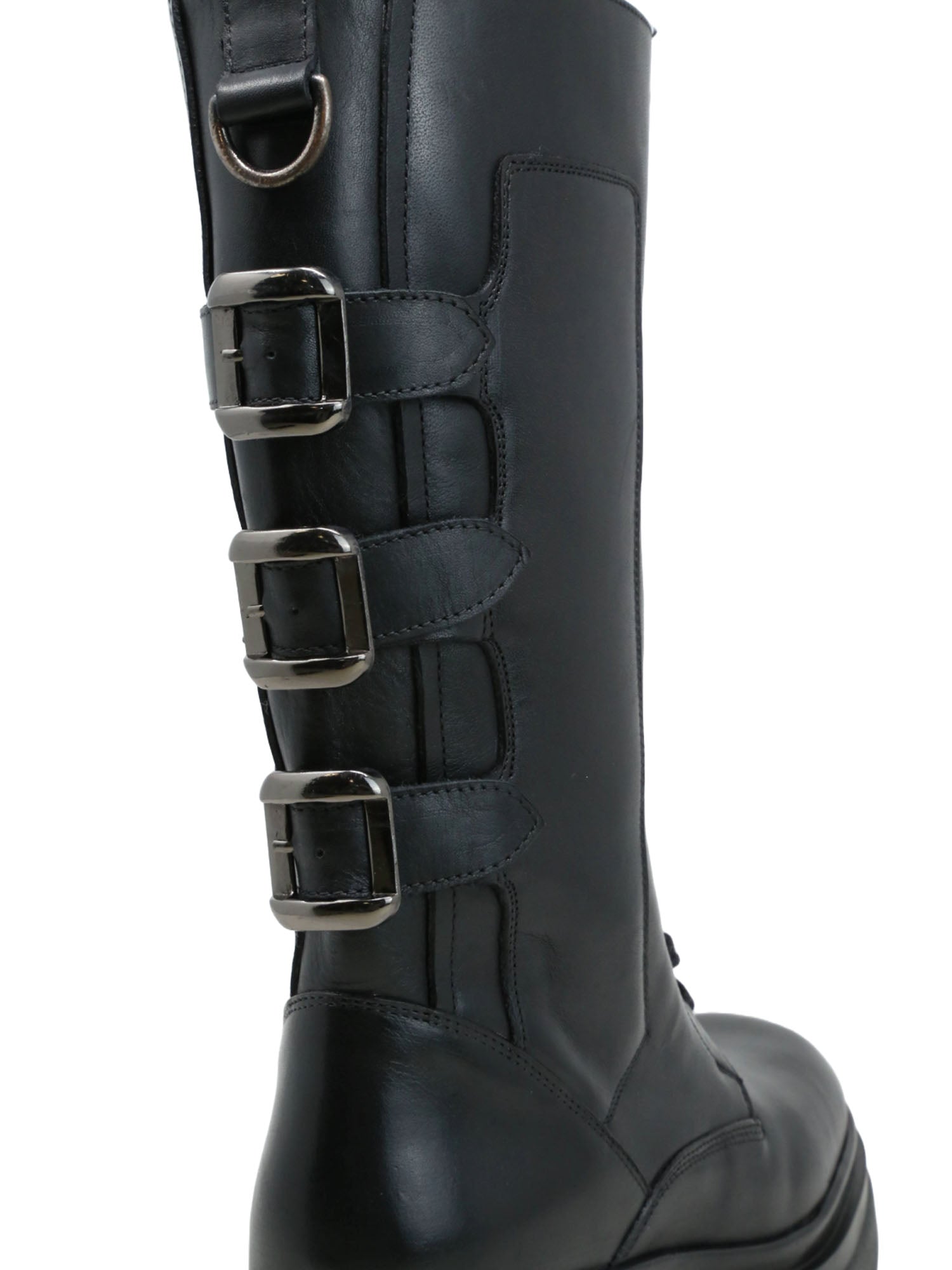 Anfibi Nero Emanuelle Vee