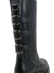 Anfibi Nero Emanuelle Vee