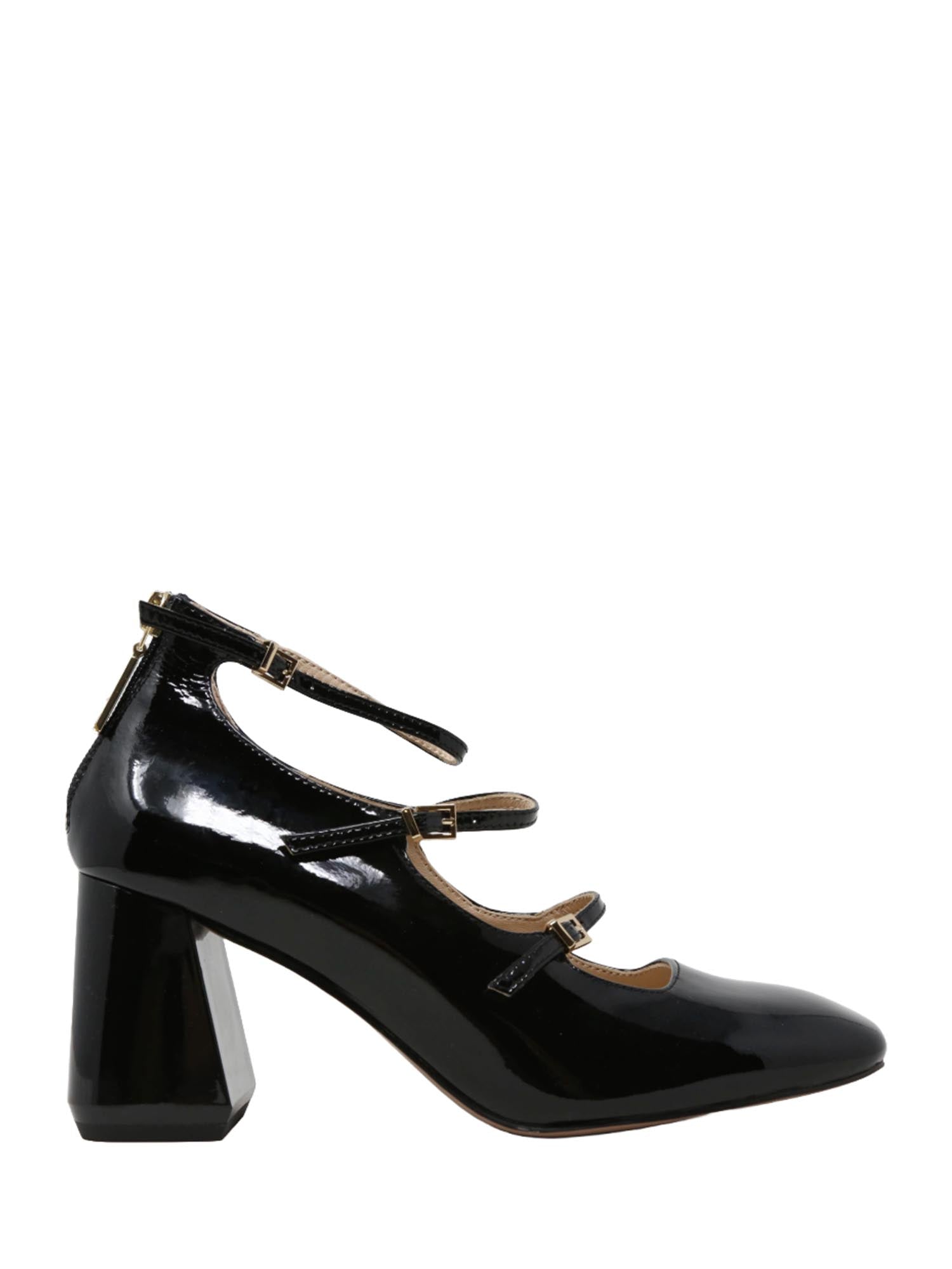 Sandali tacco Nero Emanuelle Vee