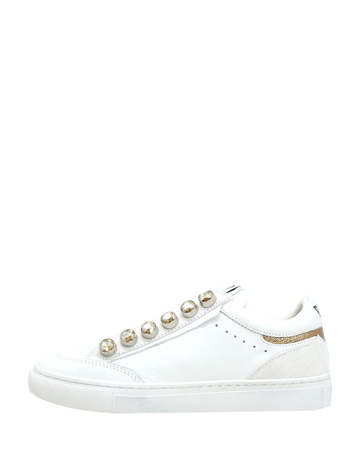 Sneakers Bianco Oro Emanuelle Vee