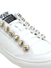 Sneakers Bianco Oro Emanuelle Vee