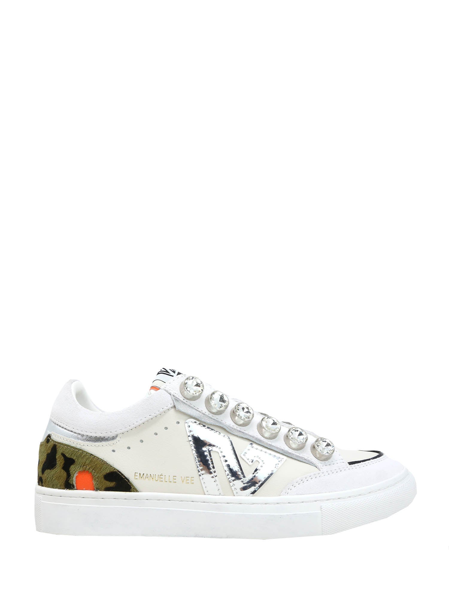 Sneakers Bianco Verde Emanuelle Vee