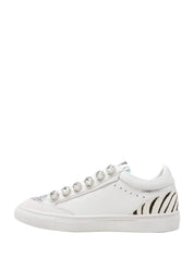 Sneakers Bianco Viola Emanuelle Vee