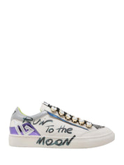 Sneakers Bianco Viola Emanuelle Vee