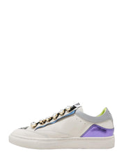 Sneakers Bianco Viola Emanuelle Vee