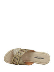 Sandali zeppa Marrone Valleverde