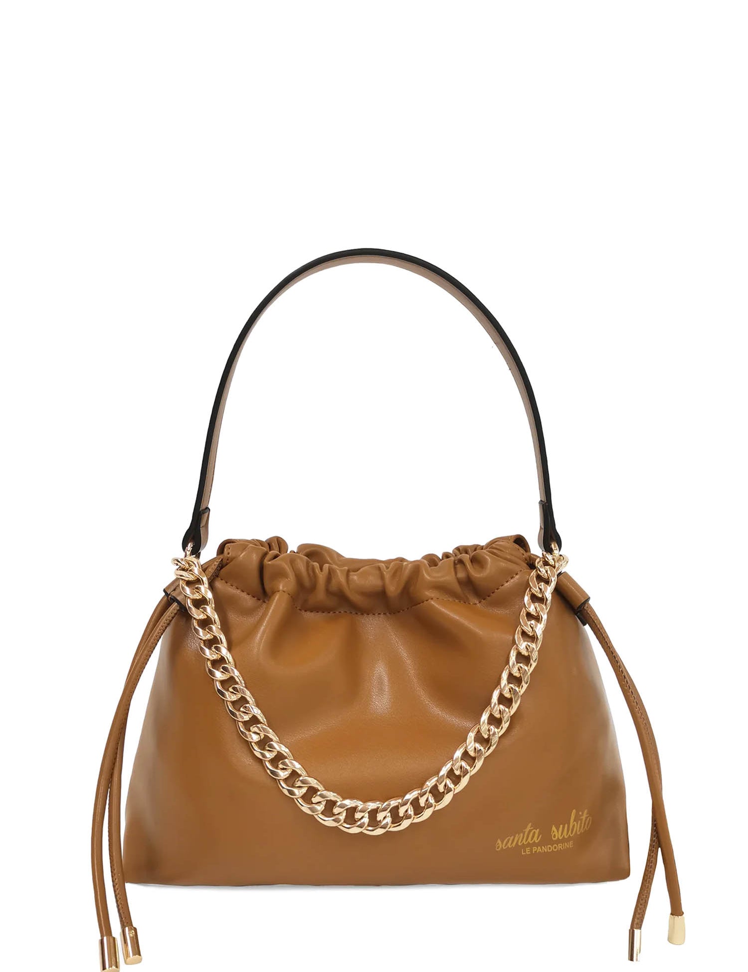 Borse a spalla Marrone Le Pandorine
