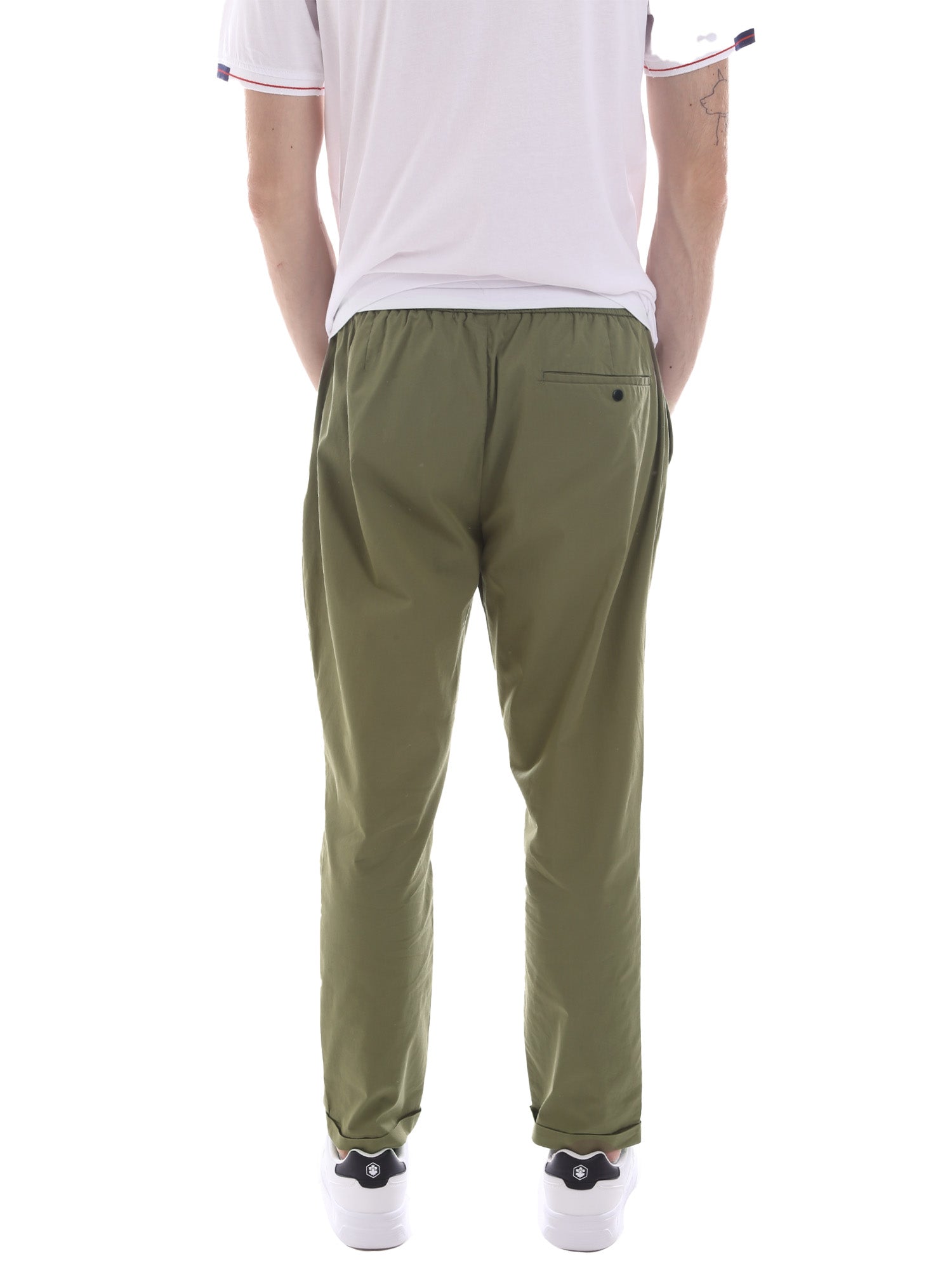 Pantaloni Verde Borgoni Milano