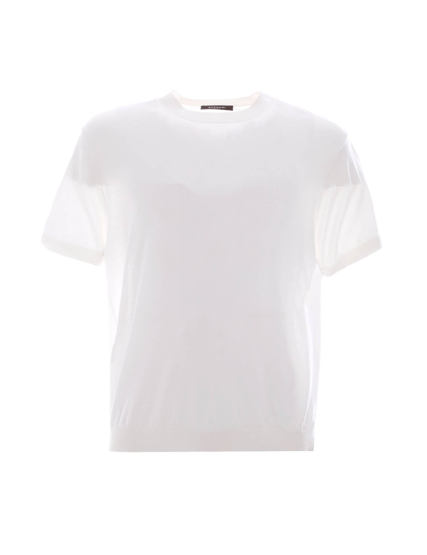 T-shirt Bianco Borgoni Milano