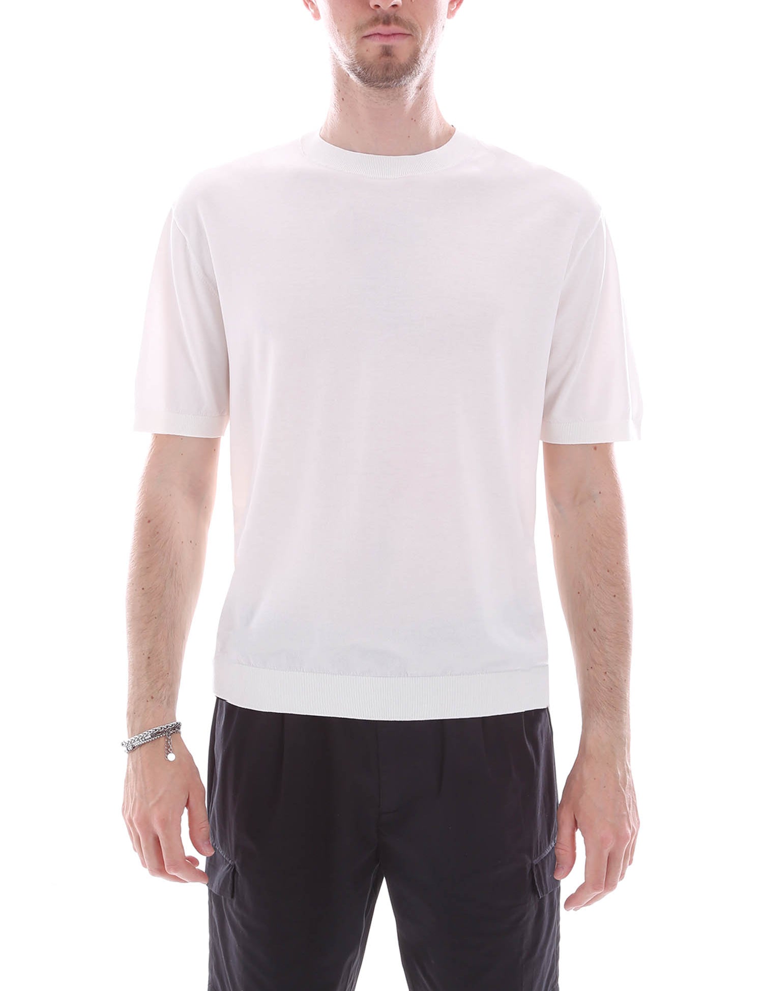T-shirt Bianco Borgoni Milano