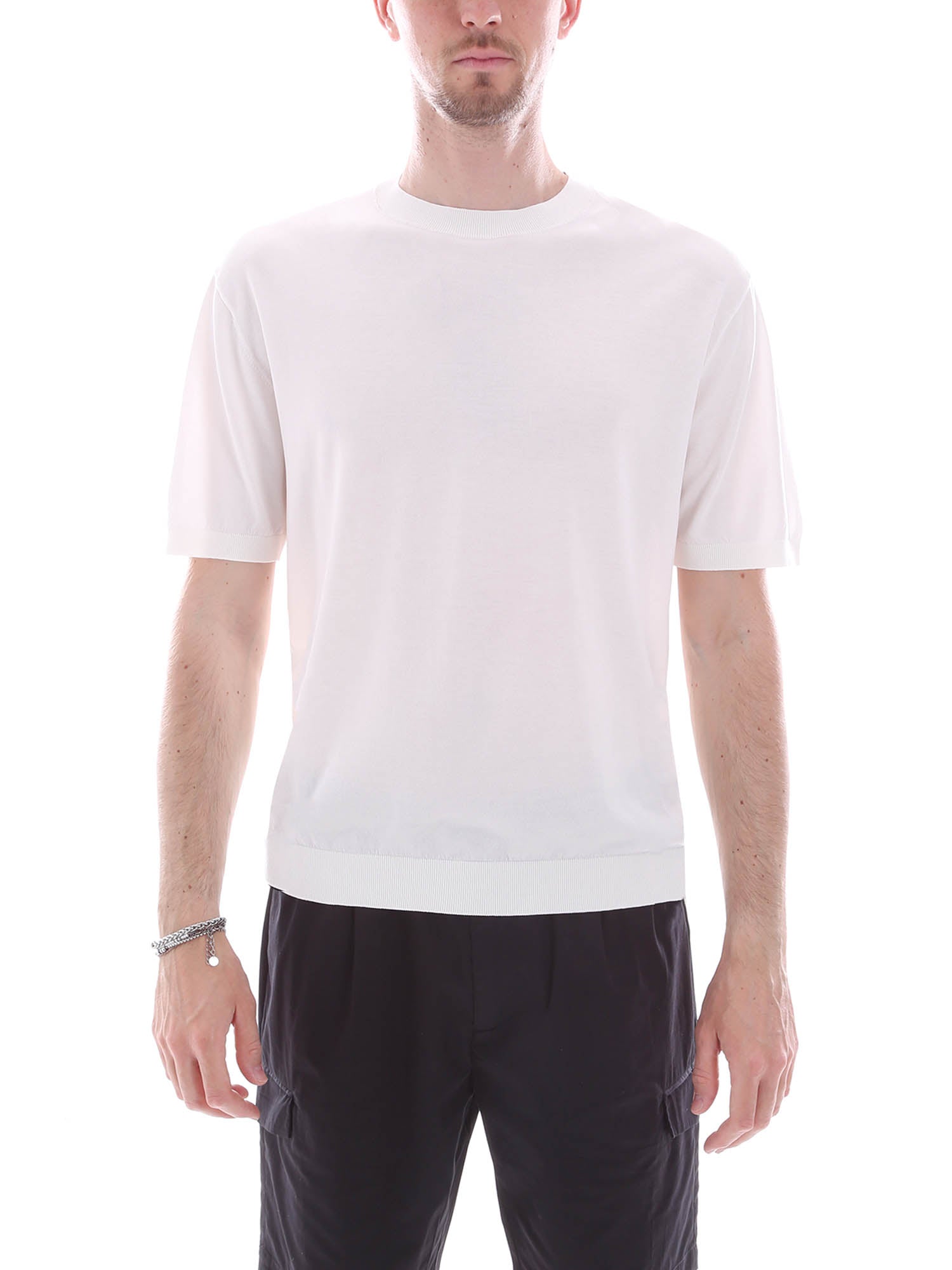 T-shirt Bianco Borgoni Milano