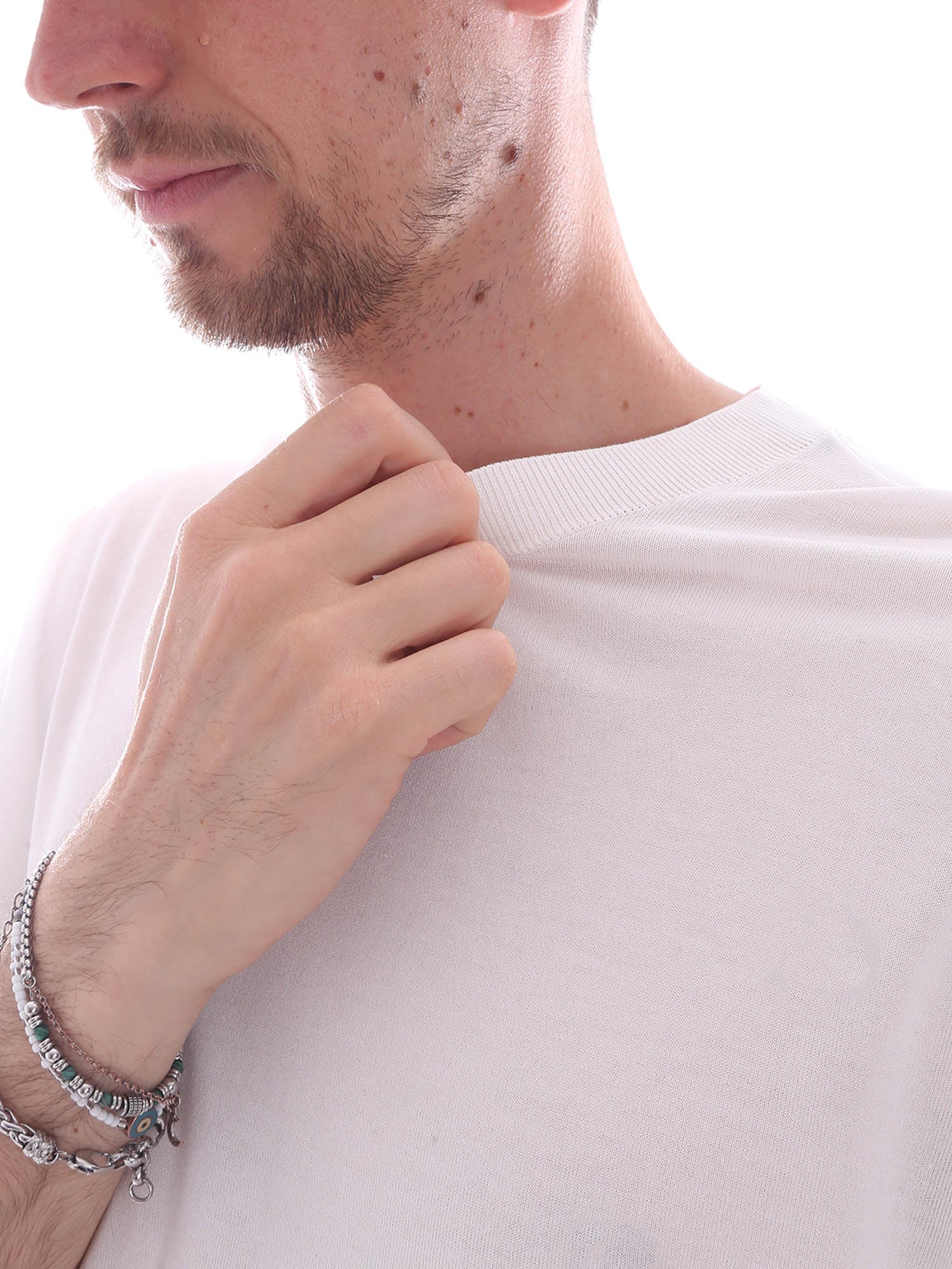 T-shirt Bianco Borgoni Milano