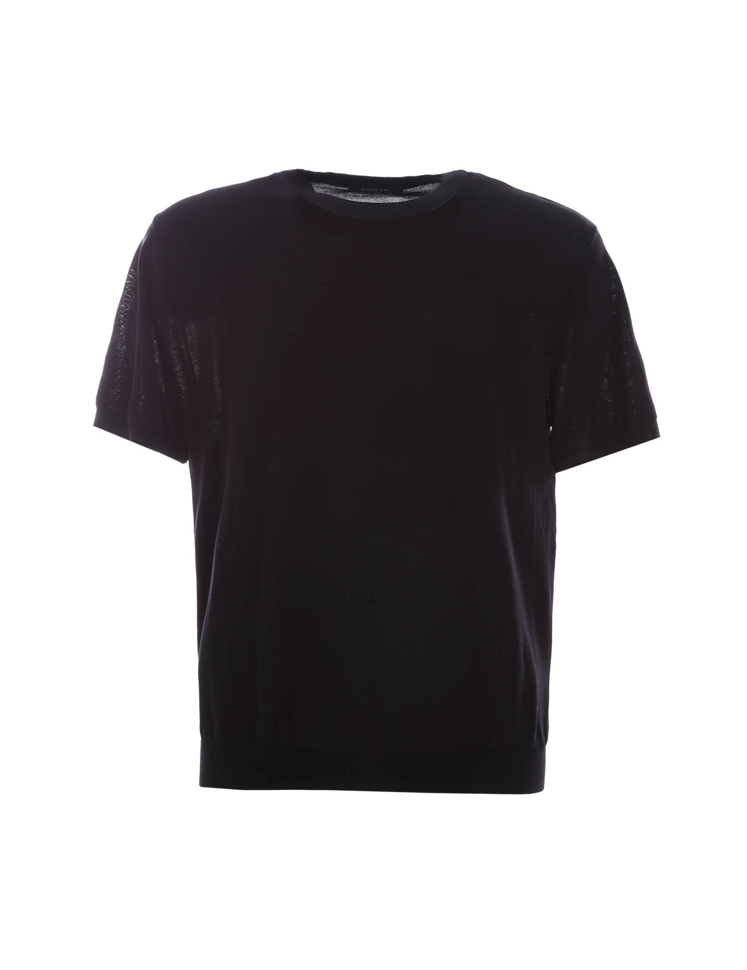 T-shirt Nero Borgoni Milano