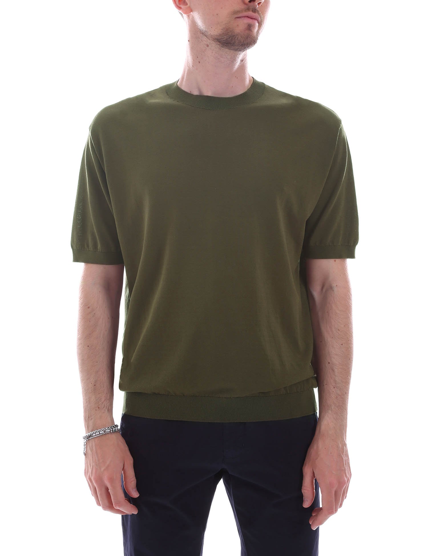 T-shirt Verde Borgoni Milano