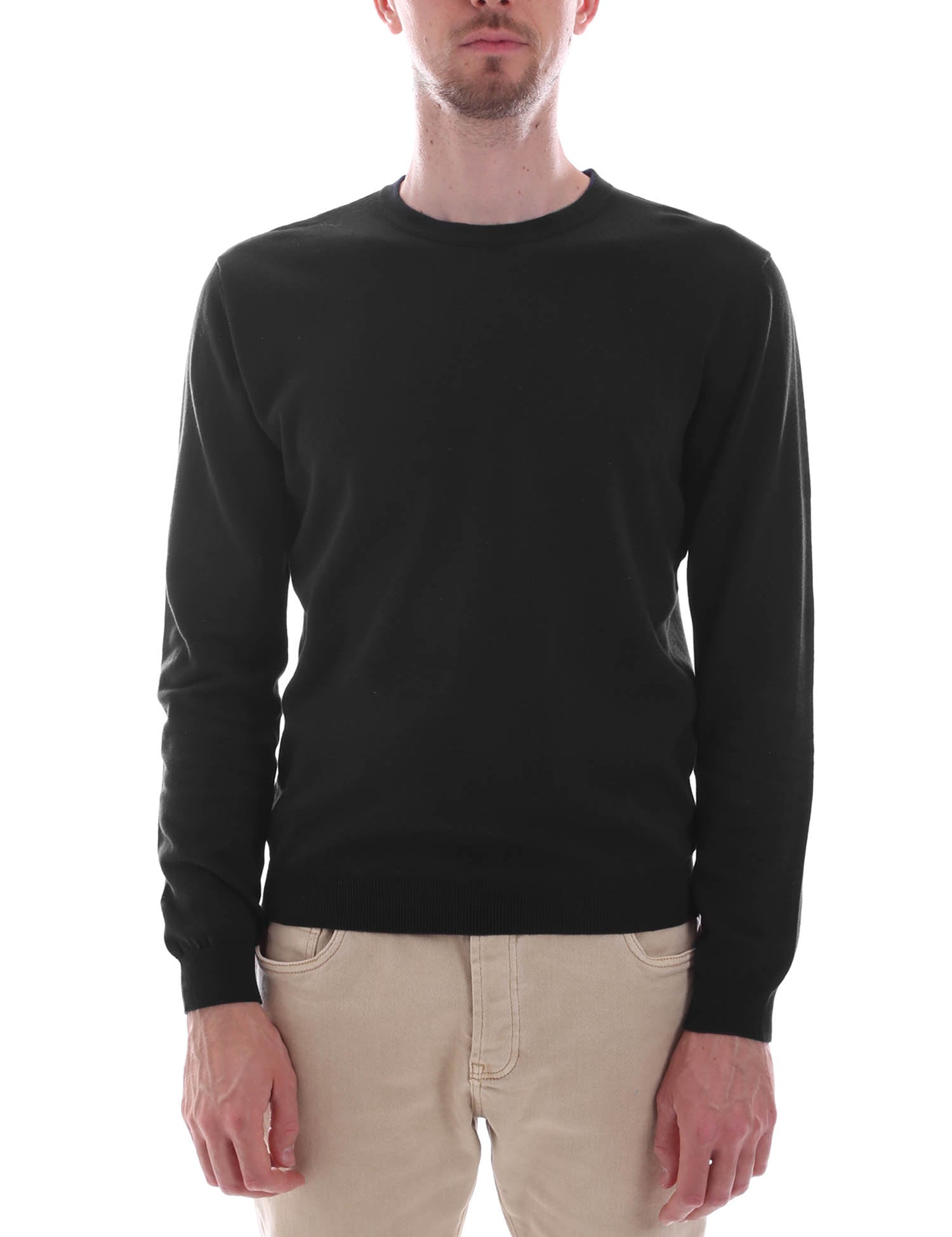 Maglioncini Nero Borgoni Milano