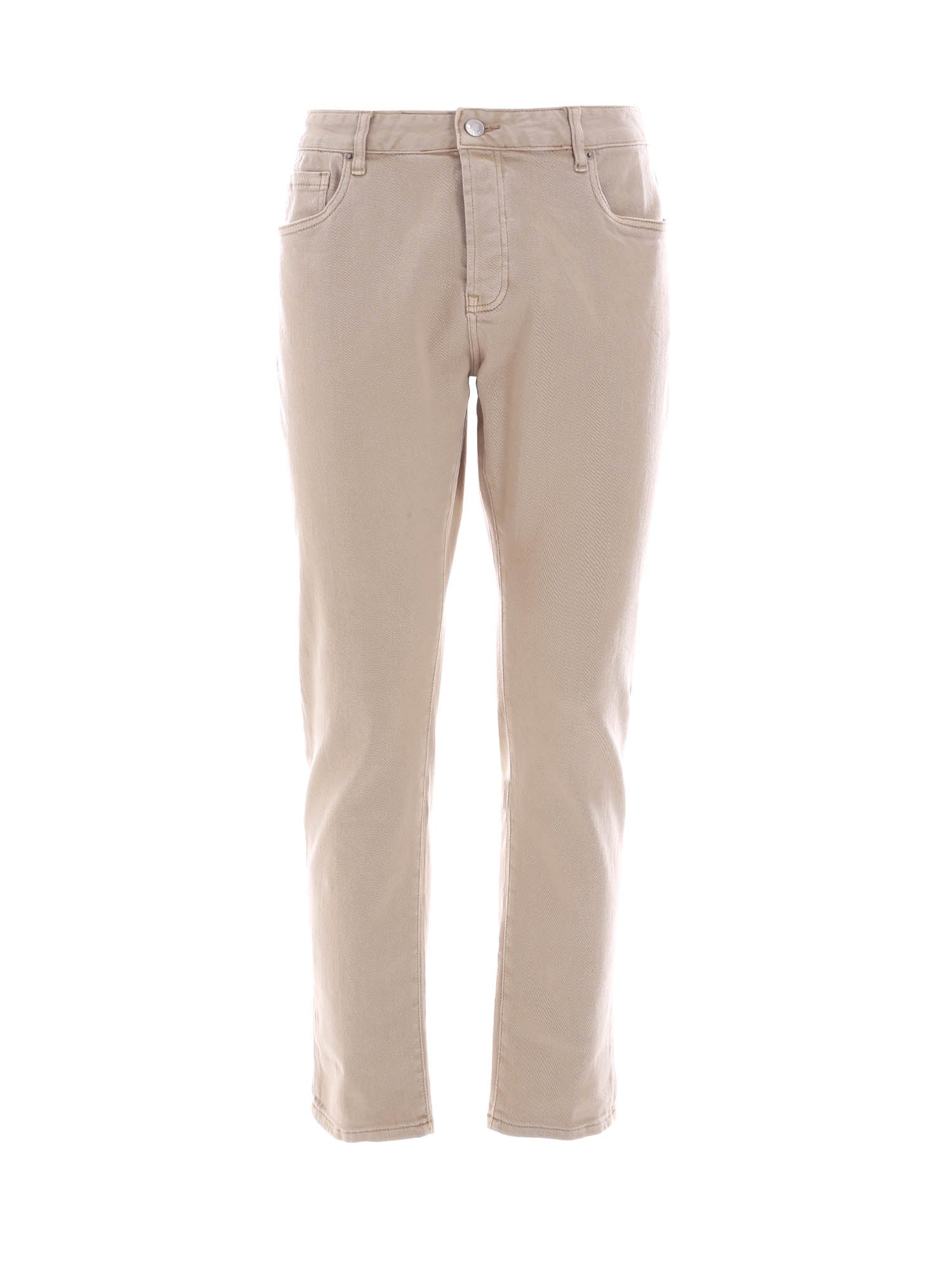 Pantaloni Beige Borgoni Milano