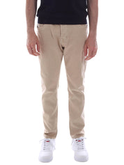Pantaloni Beige Borgoni Milano